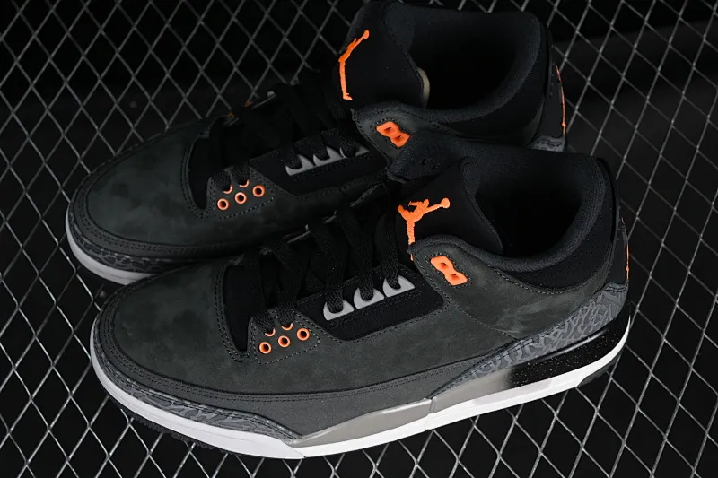 All categories Air Jordan Jordan series basketball shoes Air Jordan 3 foreign trade version Air Jordan 3 Retro "Fear" AJ3 Joe 3 fear dark gray CT8532-080